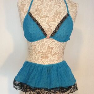 Lingerie Sexy Babydoll Blue